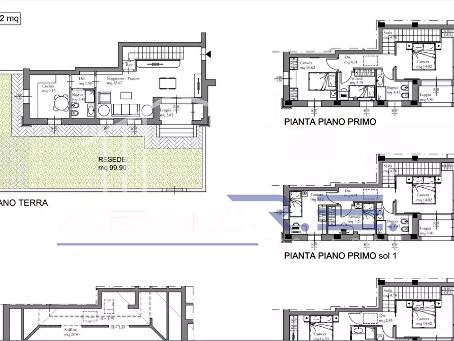 Immagine 9 di Appartamento in vendita  a San Giuliano Terme