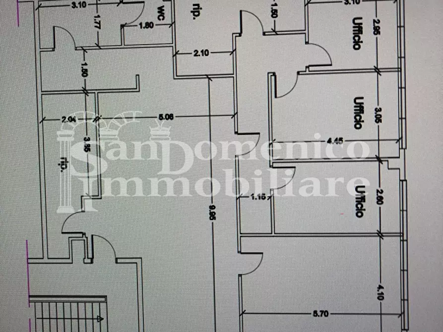 Immagine 11 di Ufficio in vendita  a San Giuliano Terme