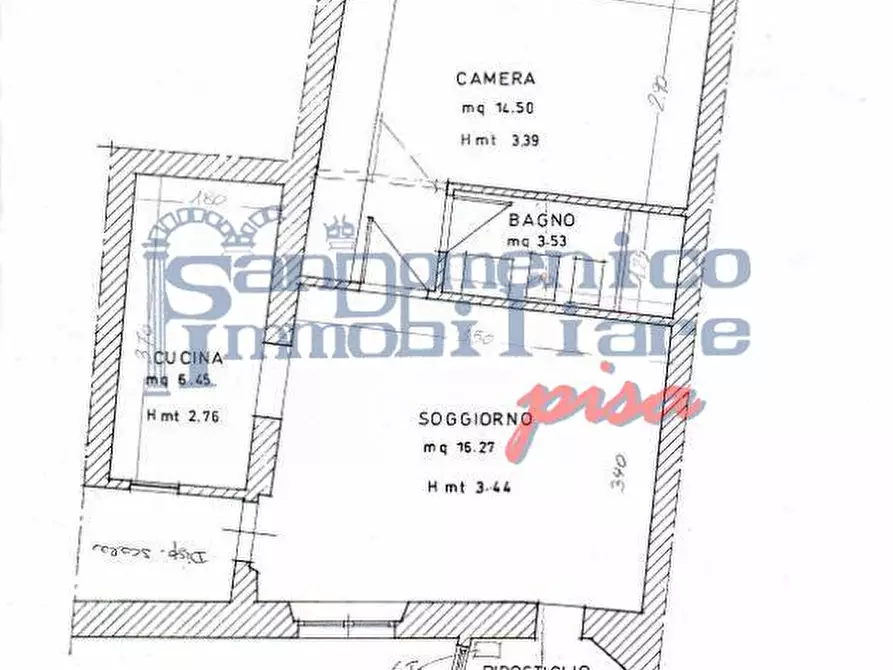 Immagine 13 di Appartamento in affitto  a Pisa