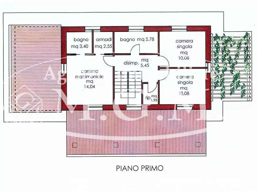 Immagine 3 di Villa in vendita  a Santa Maria A Monte