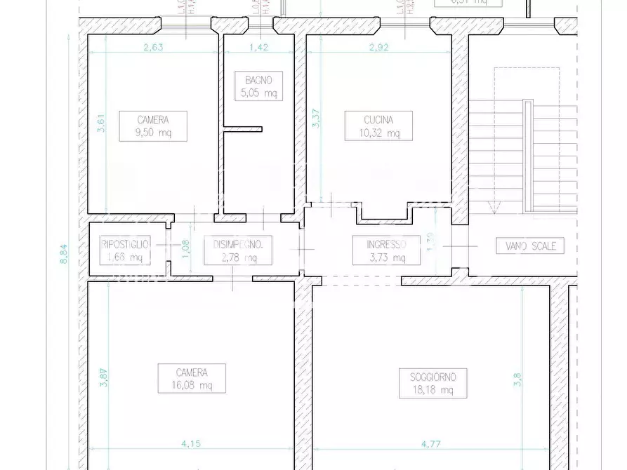 Immagine 26 di Appartamento in vendita  a Pontedera