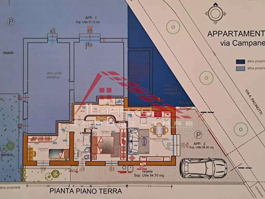 Immagine 1 di Terratetto in vendita  a Cascina