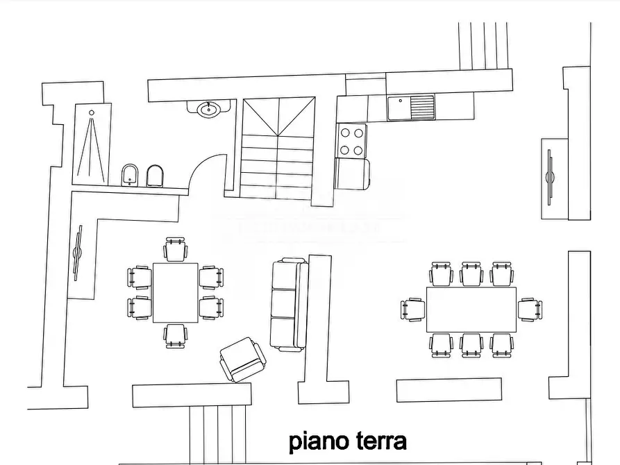 Immagine 3 di Casa semindipendente in vendita  a Massa