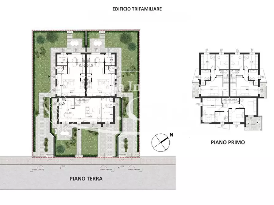 Immagine 4 di Casa trifamiliare in vendita  a Pontedera