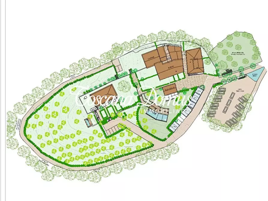 Immagine 32 di Porzione di casa in vendita  a Castelnuovo Berardenga