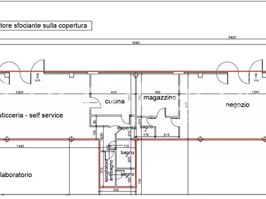 Immagine 1 di Locale commerciale in affitto  a Porcari