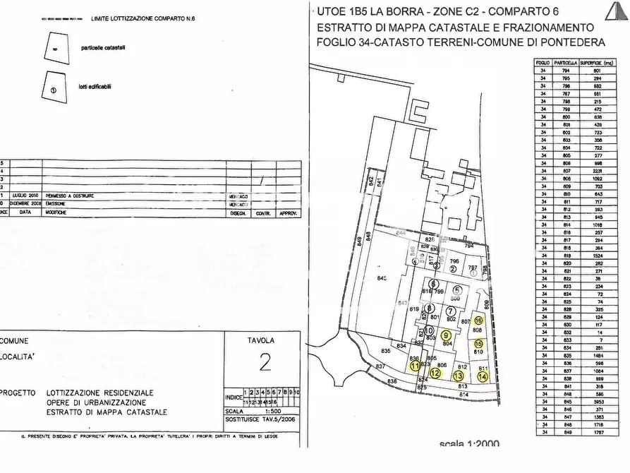 Immagine 3 di Terreno residenziale in vendita  a Pontedera
