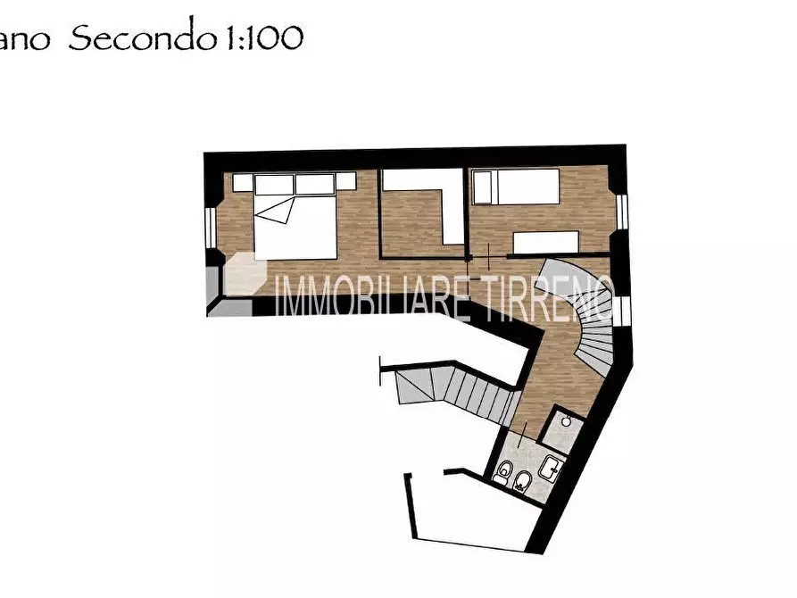 Immagine 6 di Porzione di casa in vendita  a Massa