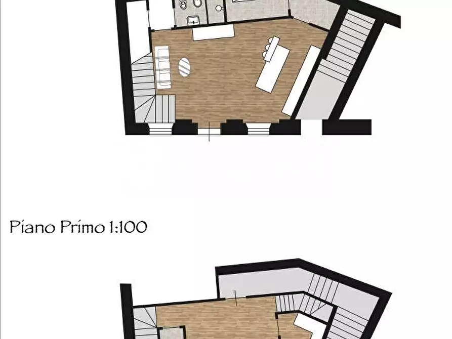 Immagine 7 di Porzione di casa in vendita  a Massa