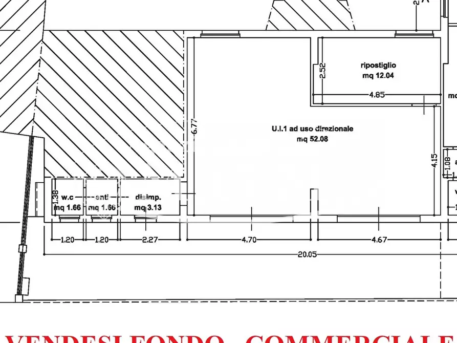 Immagine 1 di Locale commerciale in vendita  a Castelfranco Di Sotto