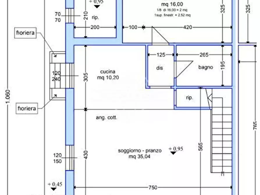Immagine 3 di Casa bifamiliare in vendita  a Ortonovo