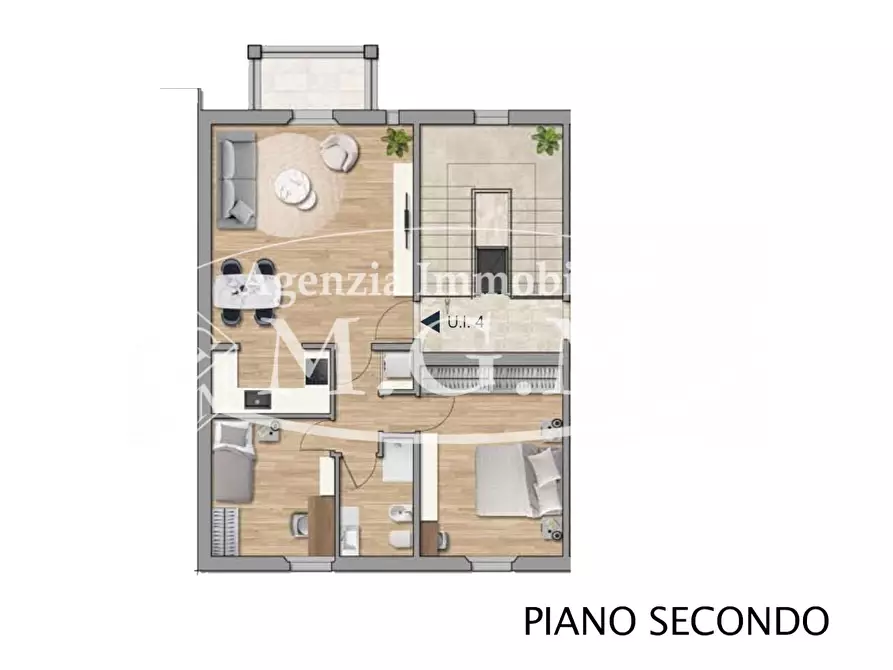 Immagine 3 di Appartamento in vendita  a Bientina