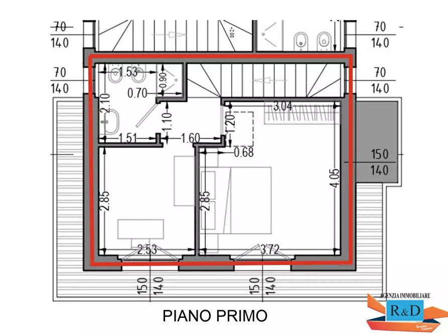 Immagine 6 di Casa bifamiliare in vendita  a Colle Di Val D'elsa