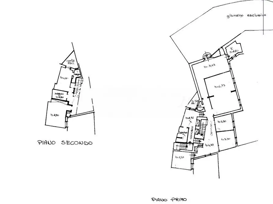 Immagine 63 di Porzione di casa in vendita  a Siena