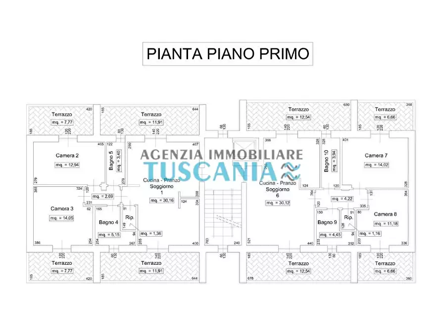 Immagine 3 di Appartamento in vendita  a Cecina