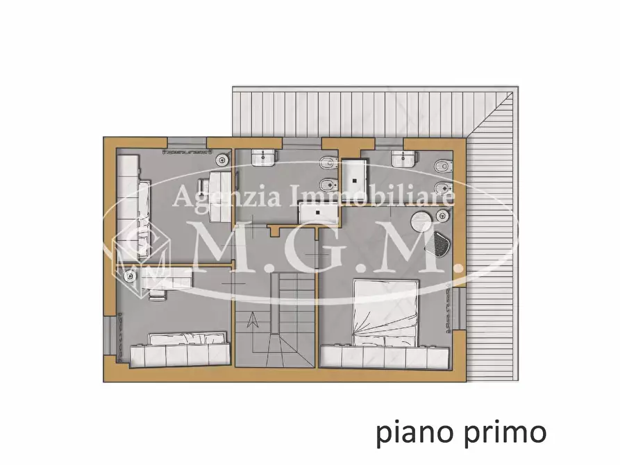 Immagine 11 di Villetta a schiera in vendita  a Bientina