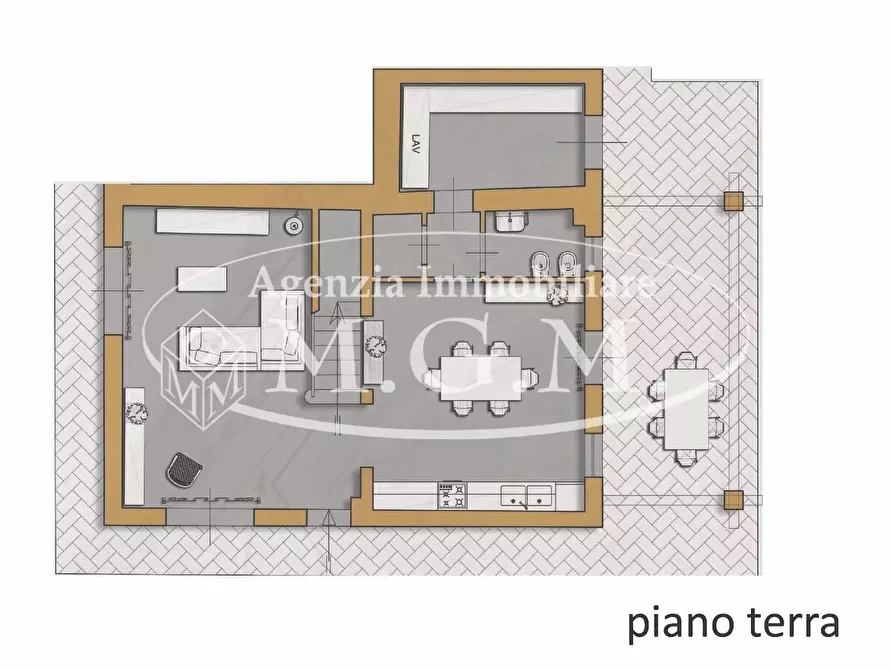 Immagine 10 di Villetta a schiera in vendita  a Bientina
