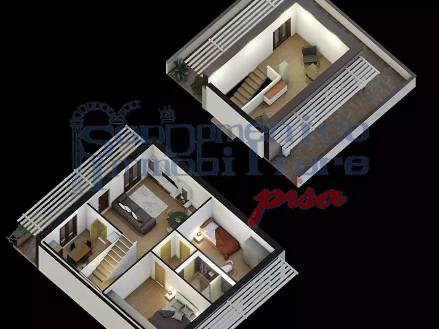 Immagine 4 di Appartamento in vendita  a Collesalvetti