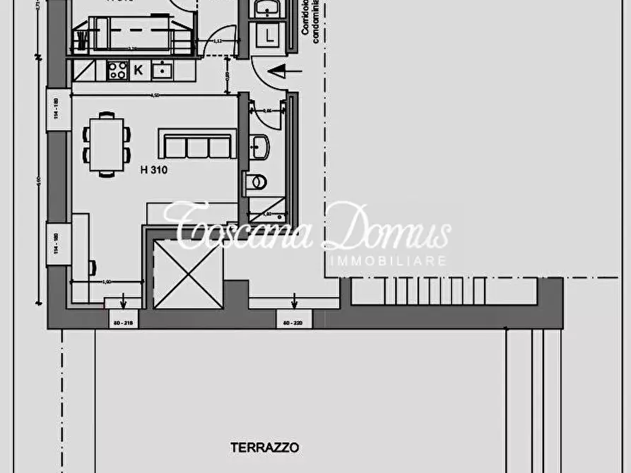 Immagine 10 di Appartamento in vendita  a Siena
