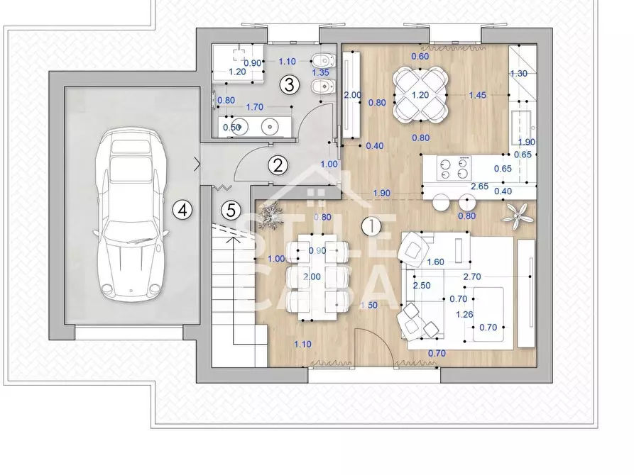 Immagine 8 di Villa in vendita  a Altopascio