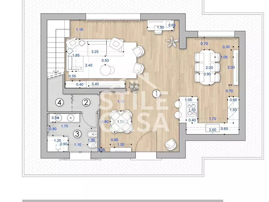 Immagine 10 di Villa in vendita  a Altopascio