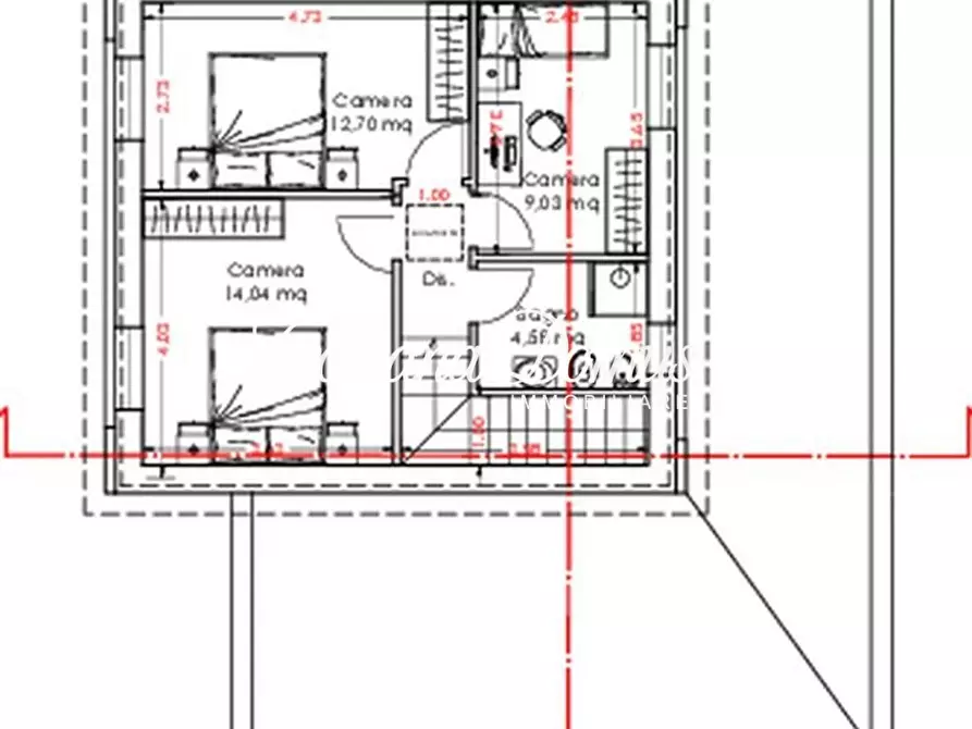Immagine 5 di Casa semindipendente in vendita  a Siena