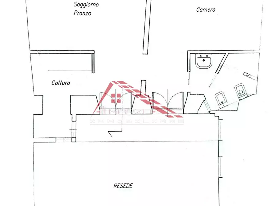 Immagine 7 di Appartamento in vendita  a Pisa