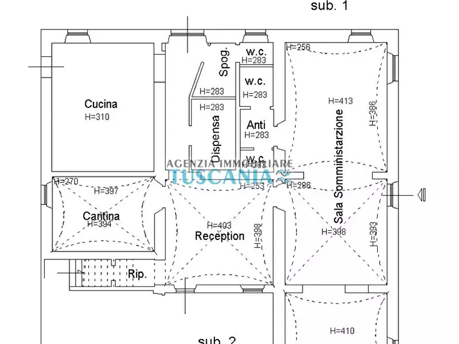 Immagine 2 di Albergo/B&B/Residence in vendita  a Sinalunga