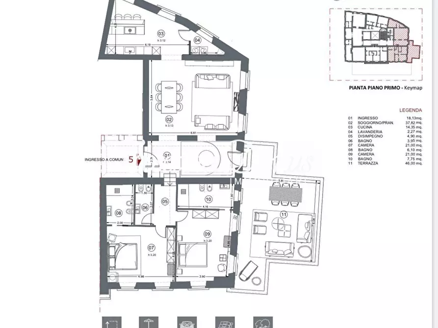 Immagine 23 di Appartamento in vendita  a Fiesole