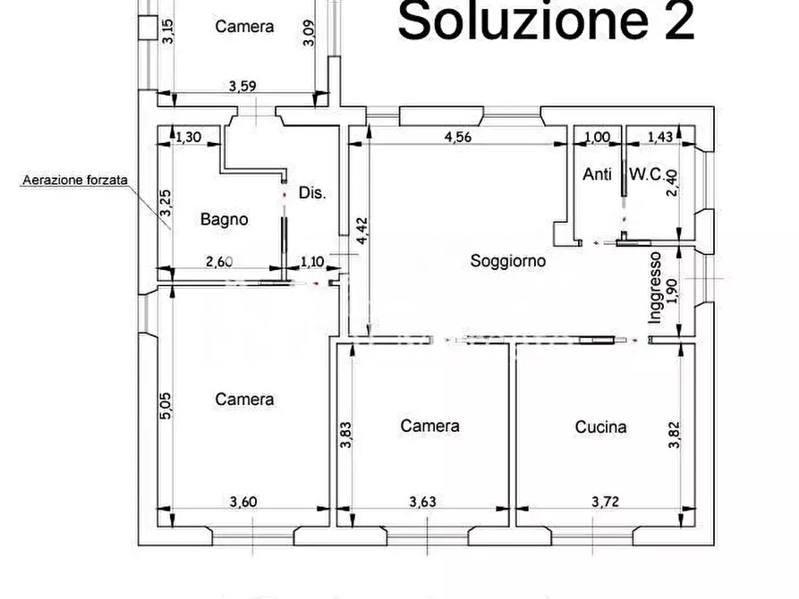 Immagine 3 di Appartamento in vendita  a Viareggio