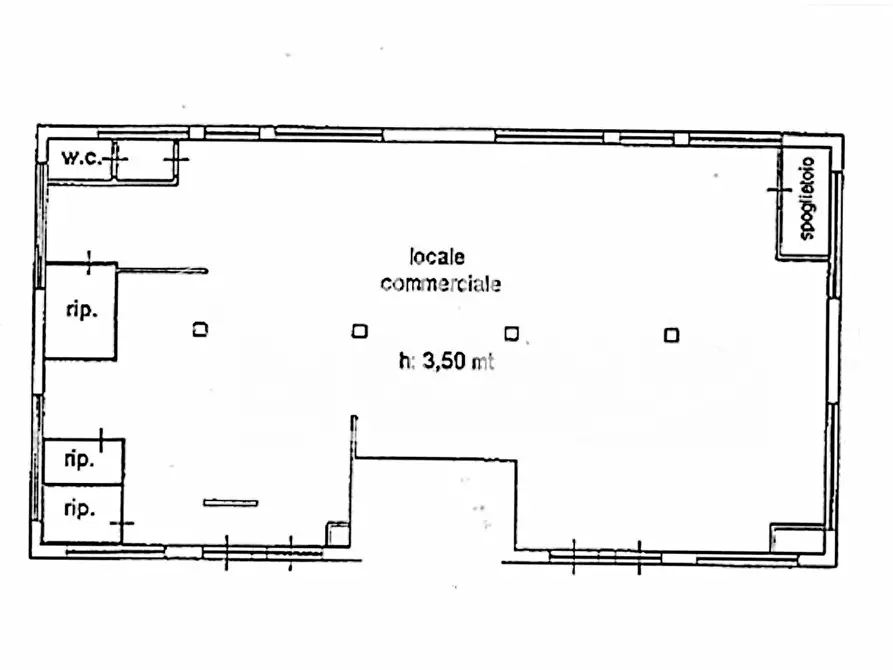 Immagine 1 di Locale commerciale in affitto  a Santa Maria A Monte