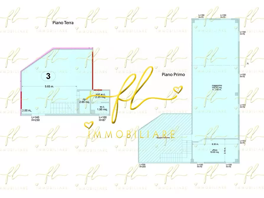 Immagine 4 di Capannone industriale in vendita  a Cecina