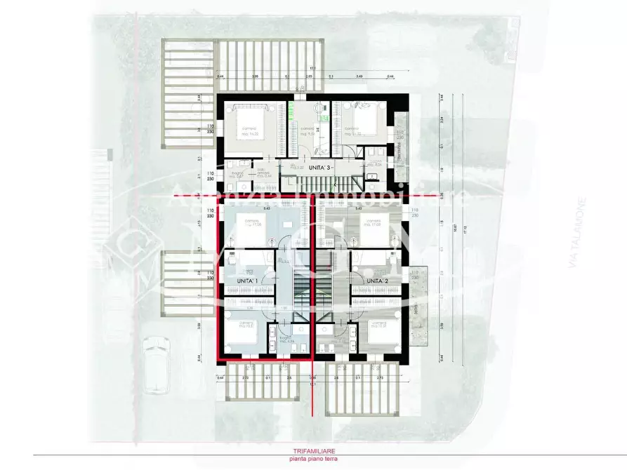 Immagine 12 di Casa trifamiliare in vendita  a Pisa