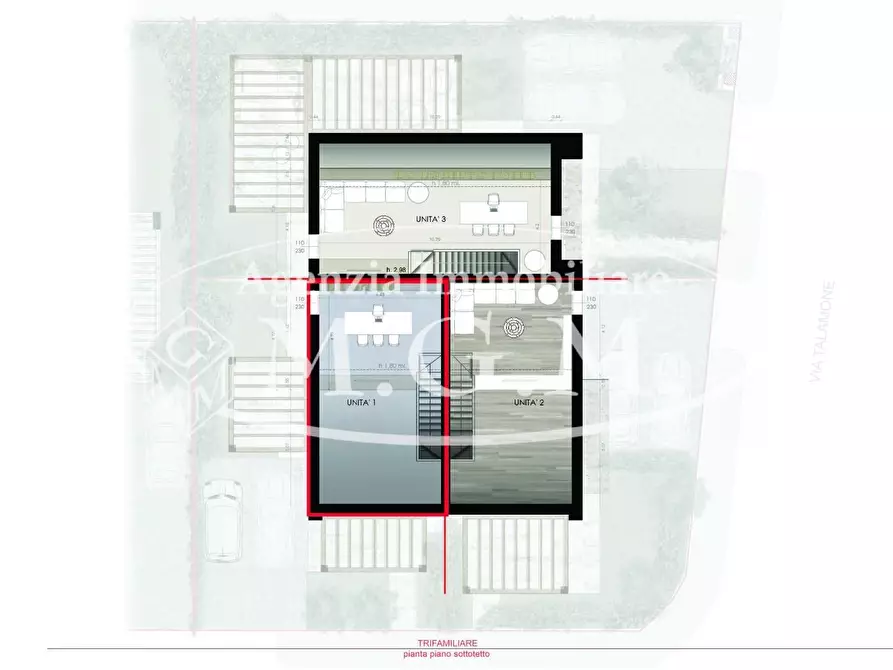 Immagine 14 di Casa trifamiliare in vendita  a Pisa