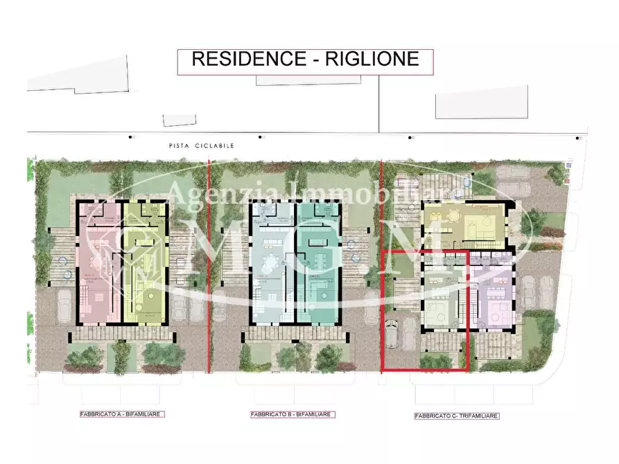 Immagine 11 di Casa trifamiliare in vendita  a Pisa