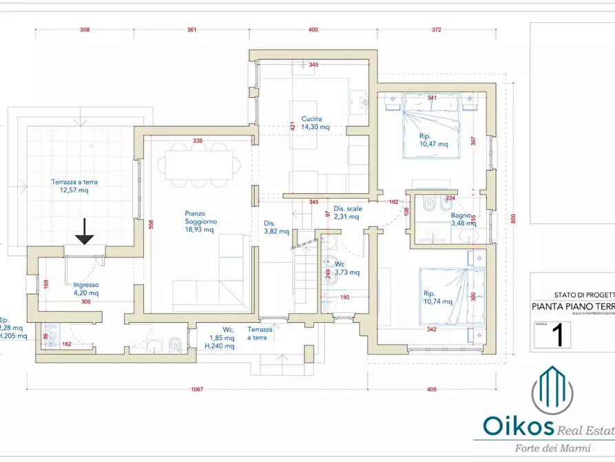 Immagine 6 di Villa in vendita  a Forte Dei Marmi