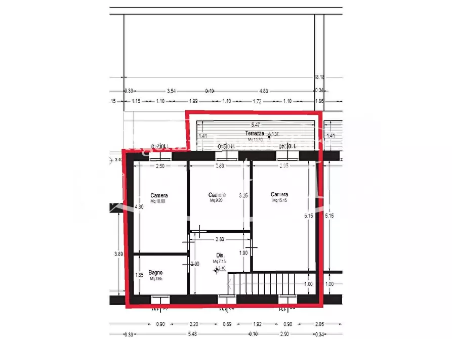 Immagine 19 di Villetta a schiera in vendita  a Calcinaia