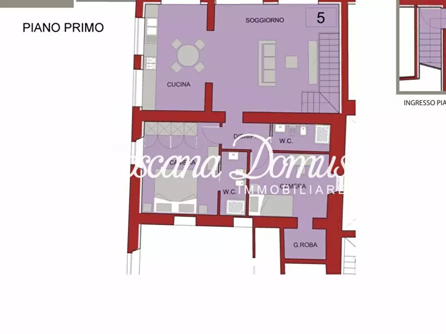 Immagine 9 di Appartamento in vendita  a Sovicille