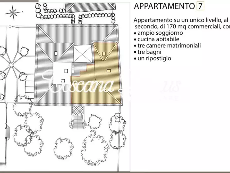 Immagine 14 di Appartamento in vendita  a Sovicille