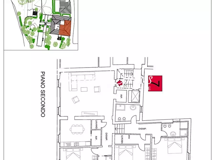 Immagine 15 di Appartamento in vendita  a Sovicille