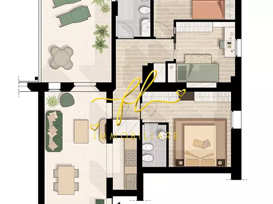 Immagine 6 di Appartamento in vendita  a Cecina