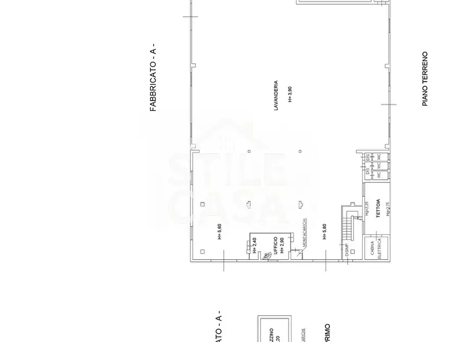 Immagine 1 di Capannone industriale in vendita  a Altopascio