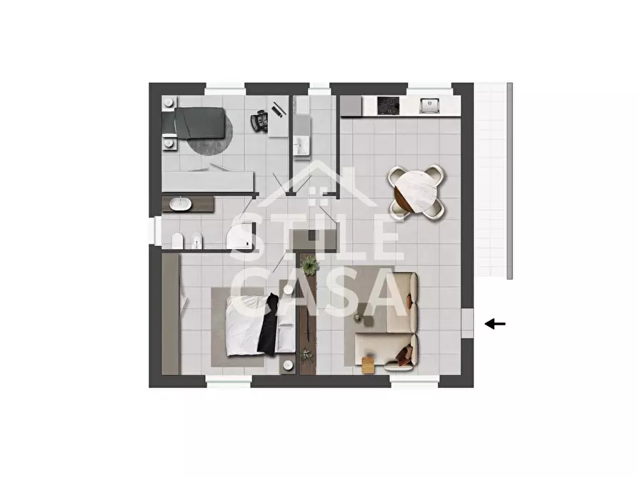 Immagine 5 di Appartamento in vendita  a Pescia