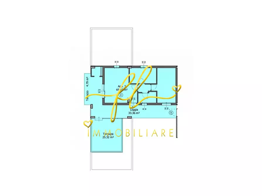 Immagine 8 di Appartamento in vendita  a Cecina