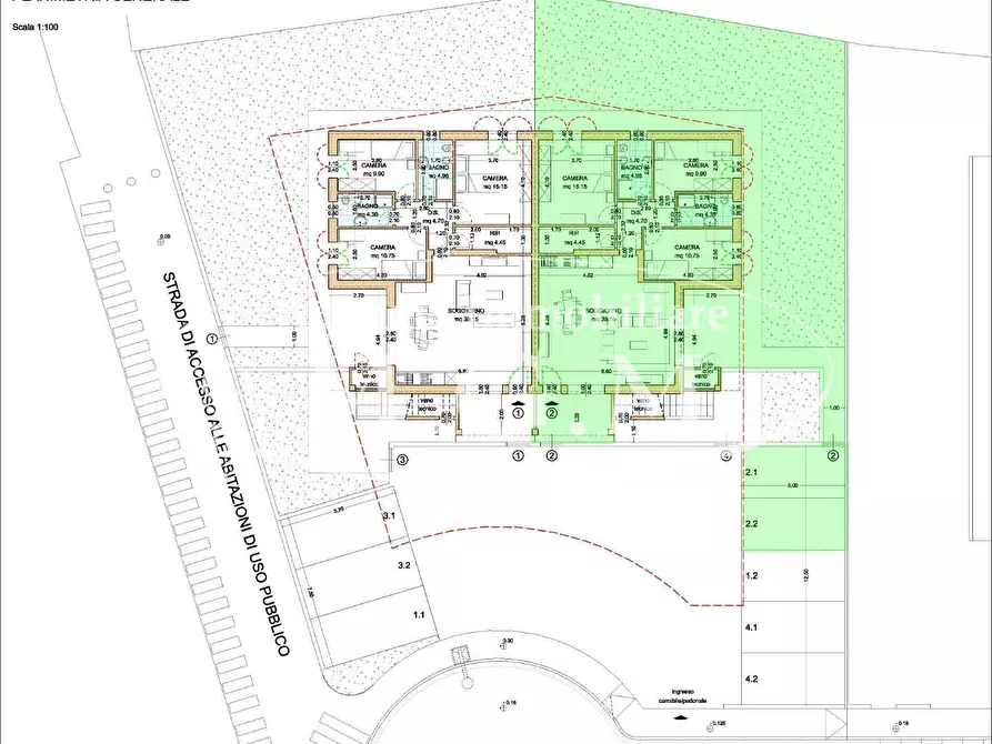 Immagine 11 di Appartamento in vendita  a Pontedera