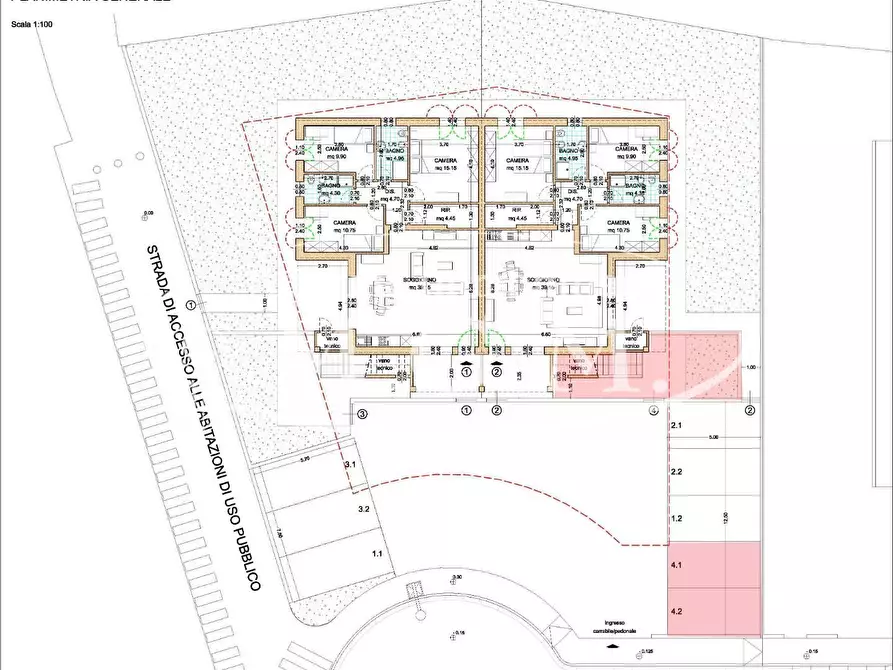 Immagine 10 di Appartamento in vendita  a Pontedera