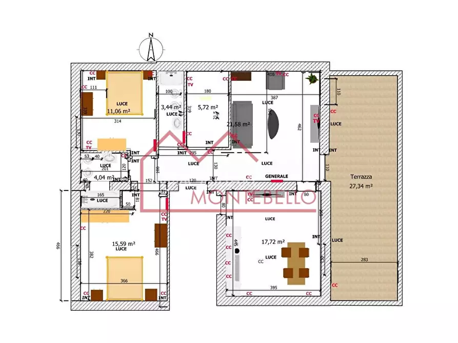 Immagine 1 di Appartamento in vendita  a Viareggio