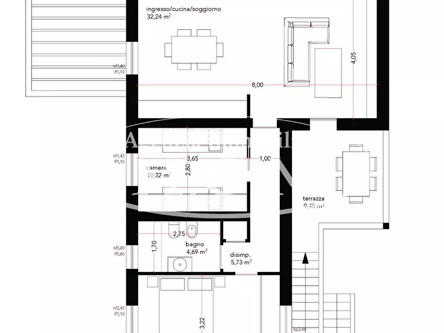 Immagine 13 di Appartamento in vendita  a Buti