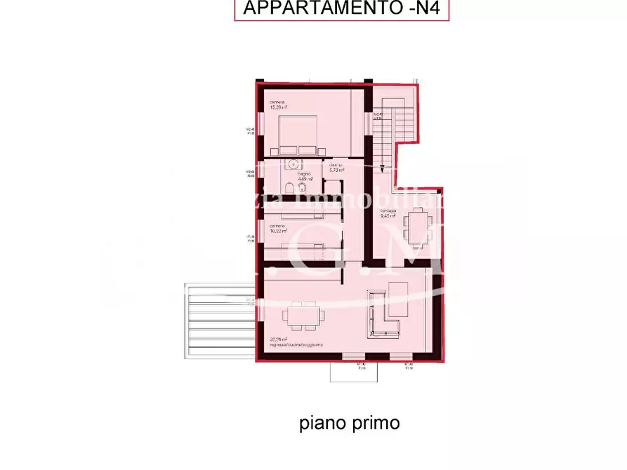 Immagine 11 di Appartamento in vendita  a Buti