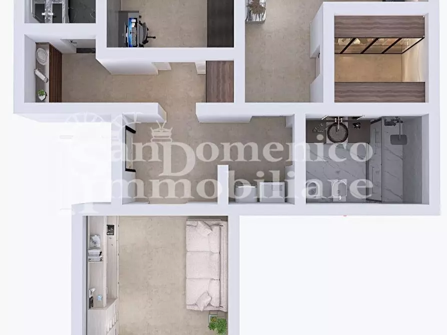 Immagine 5 di Appartamento in vendita  a Cascina